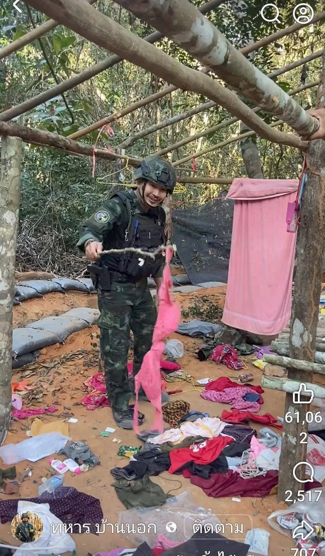 Thai soldiers looted civilian homes