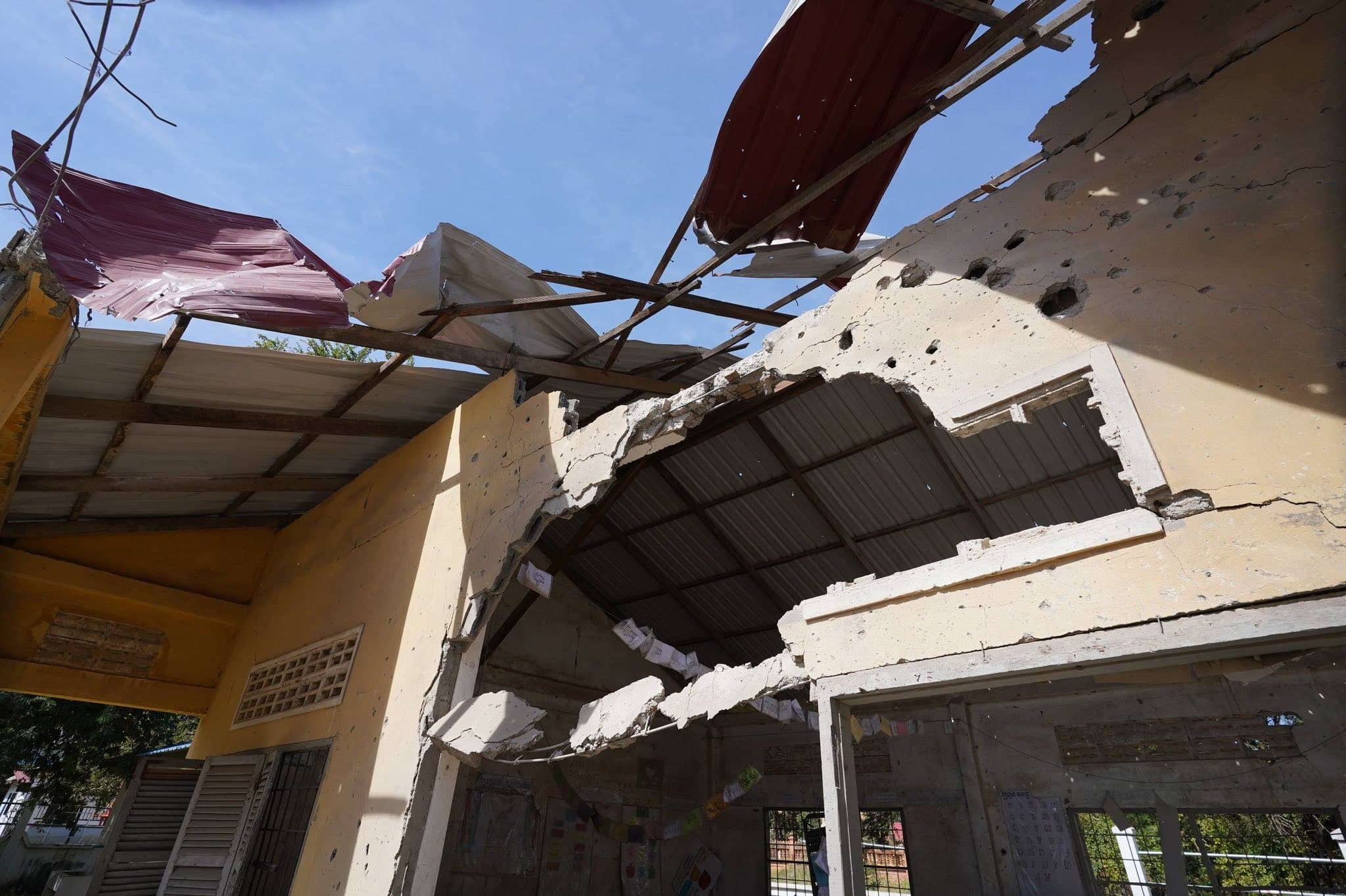 Thai soldiers destroyed schools